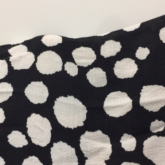 ZARA BLACK & WHITE POLKADOT SPOTTED PRINTED ELASTIC WAIST MIDI DRESS $69.90 - Picture 13 of 13